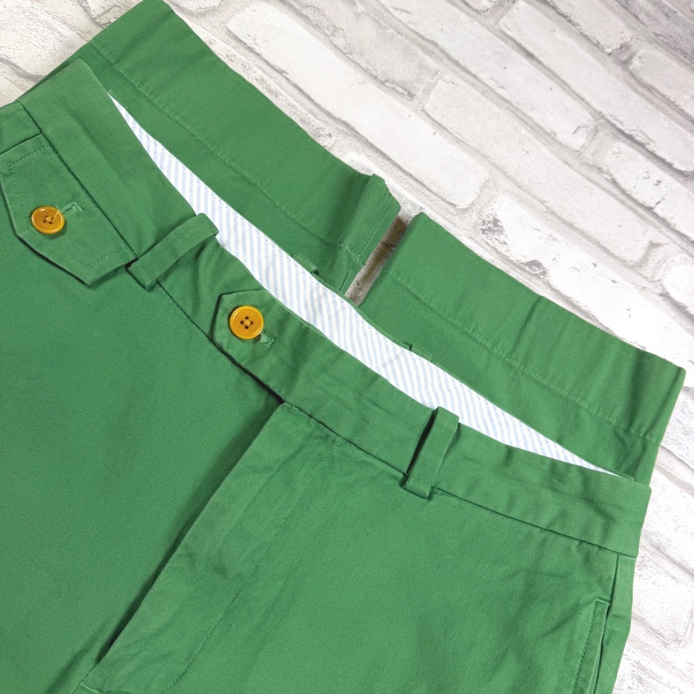 Brooks Brothers Chinos Men 32x31 Green Clark Fit Supima Cotton Pants EUC